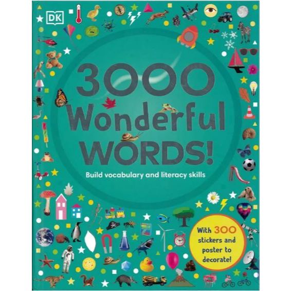 DK - 3000 Wonderful Words Build Vocabulary And Literacy Skills - Hardcover