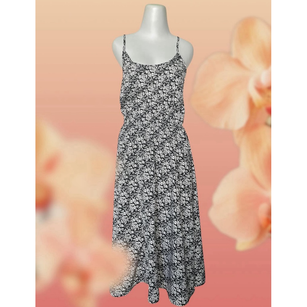 navy rose - Fairy dress - yearbook - shabby chic - coquette - garden party - vintage