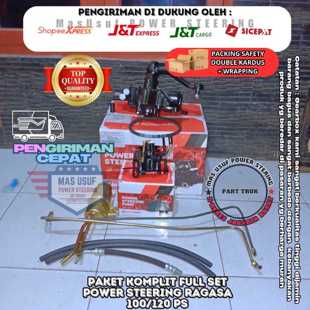 Power Steering Stering Ragasa Ps120 Ps100 Komplit Full Set BERGARANSI