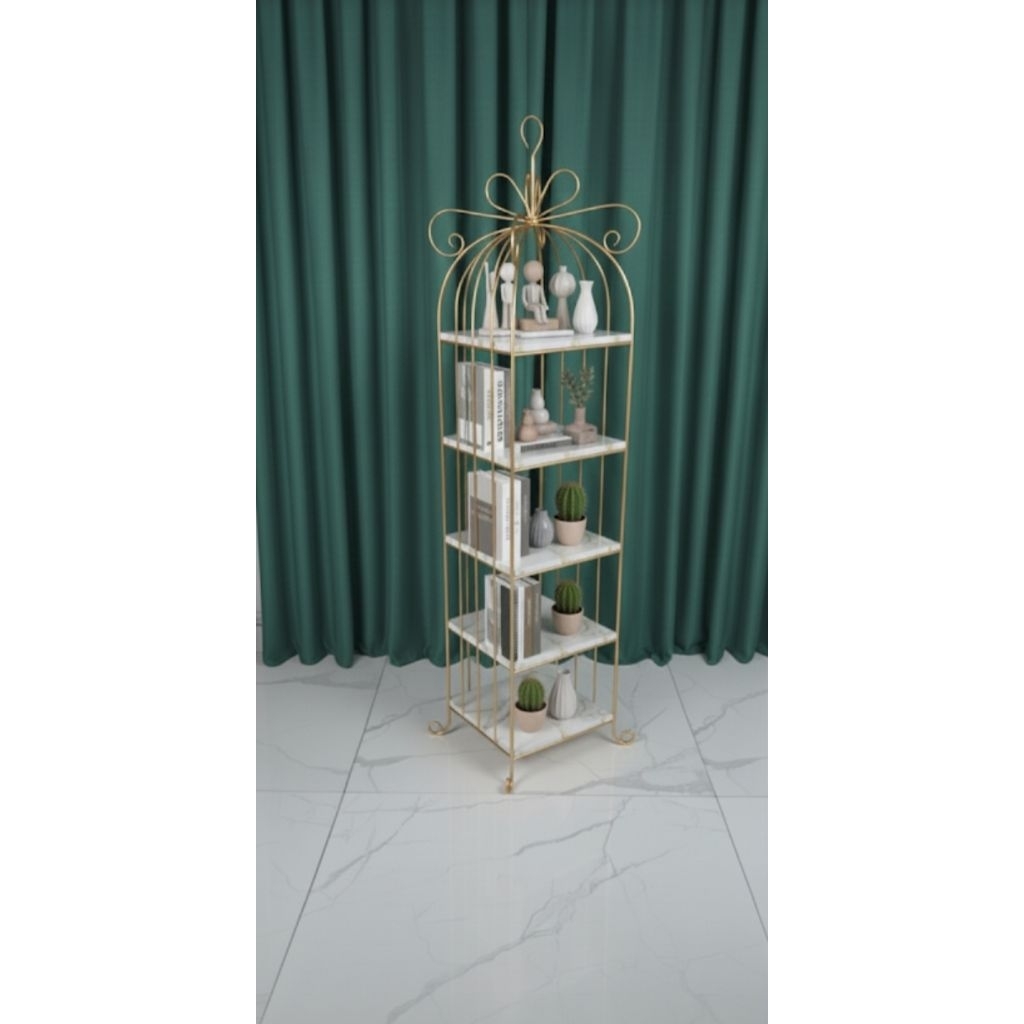 rak bunga/rak gold luxury/rak minimalis/rak hias/rak sudut/rak shabby/rak sangkar burung/rak kotak/r
