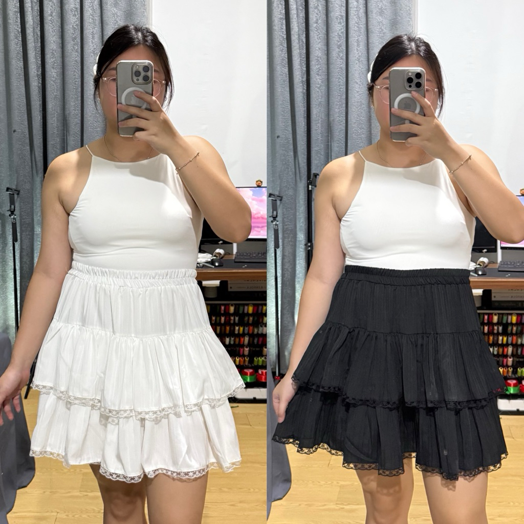 111 | ROK SKORT RENDA REMPEL BKK | ROK BIGSIZE JUMBO RENDA REMPEL