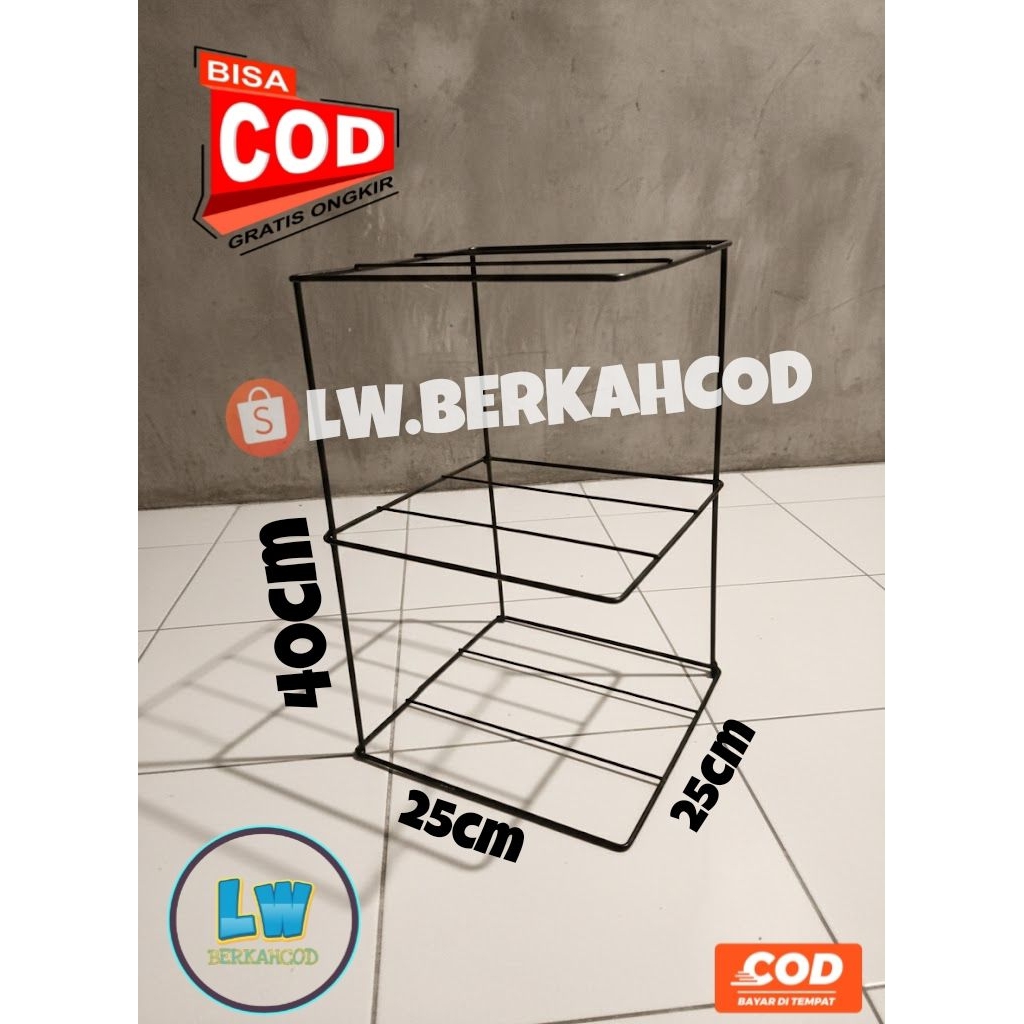 rak 3 susun wajan panci