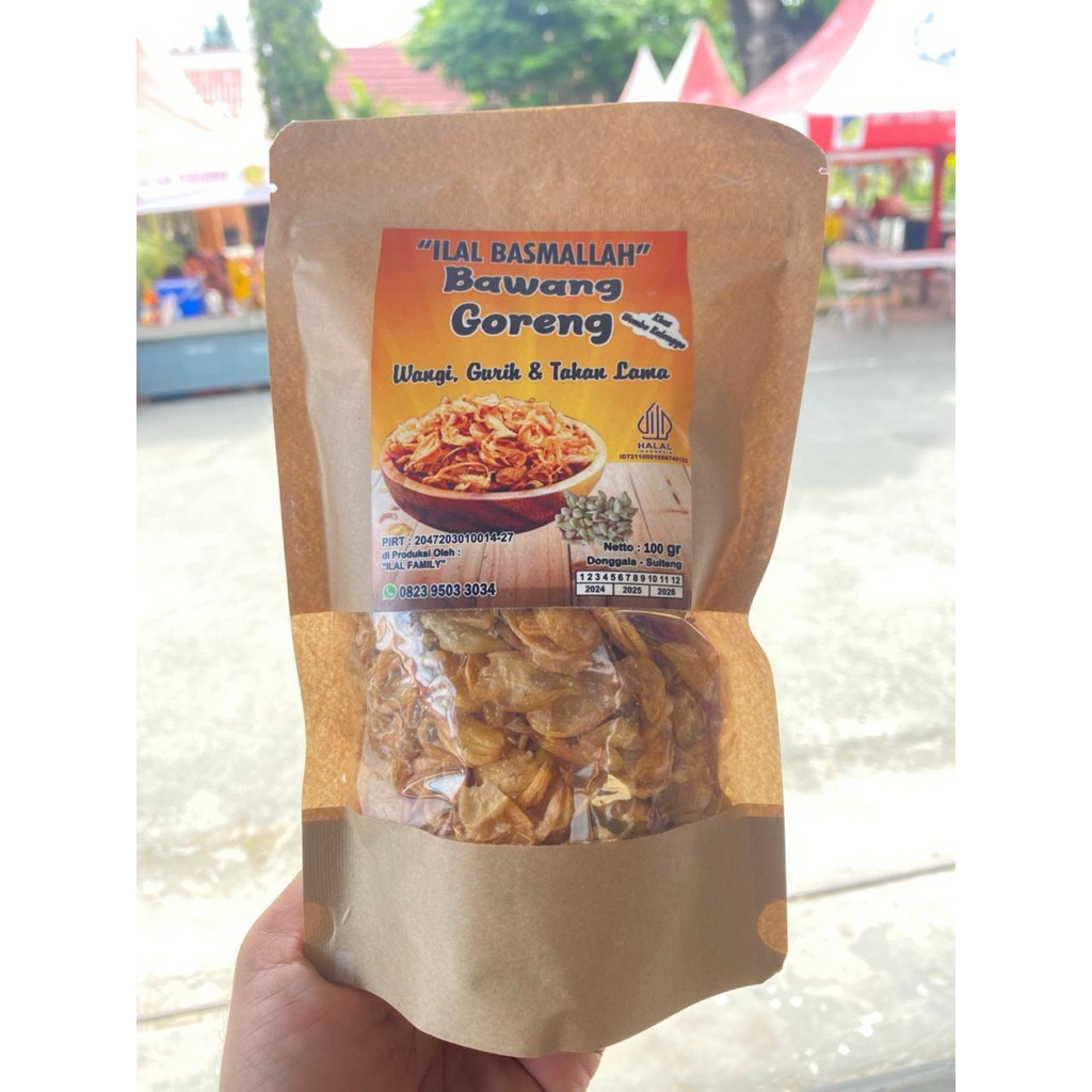 Bawang Goreng Asli Palu 100gr