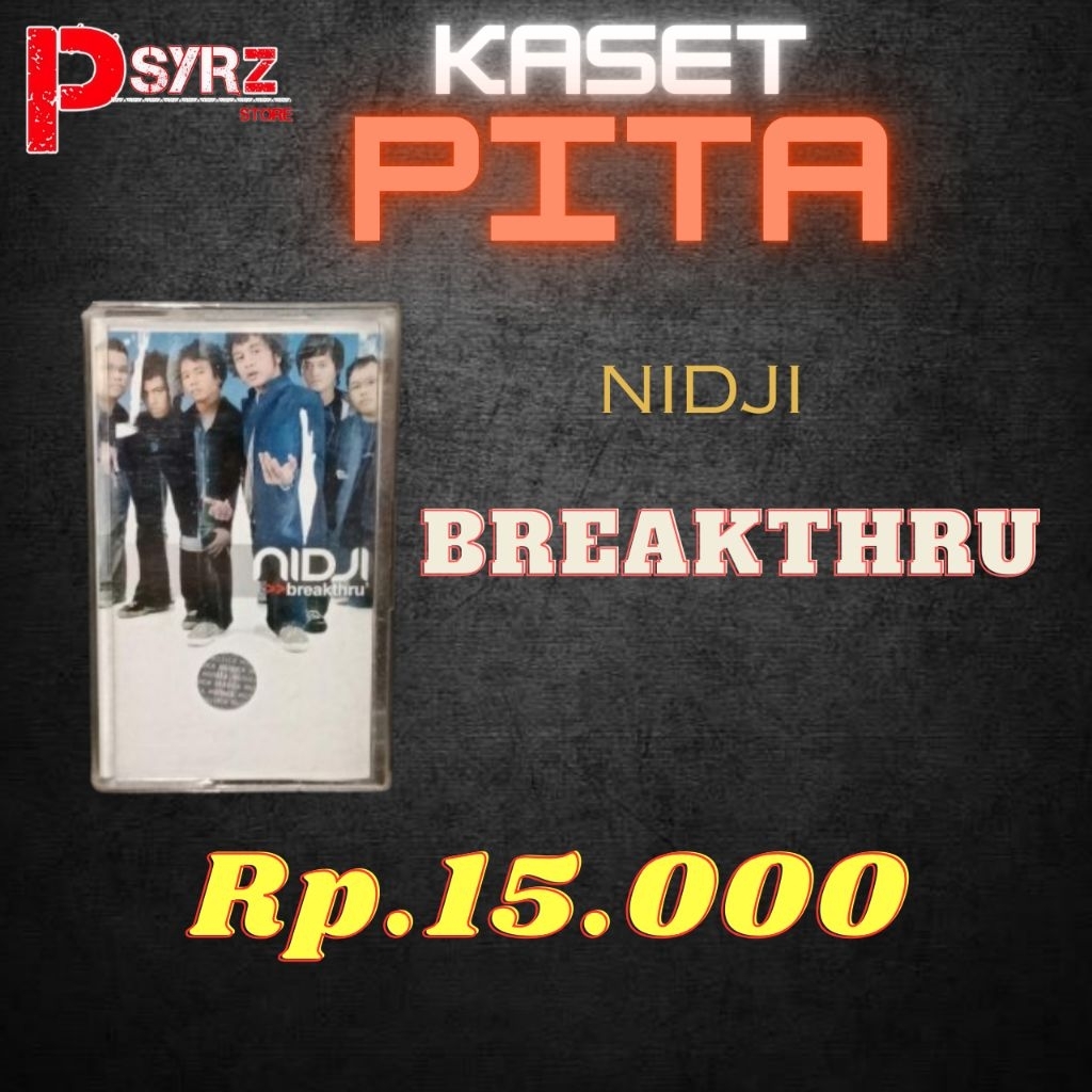 kaset pita Nidji - breakthru