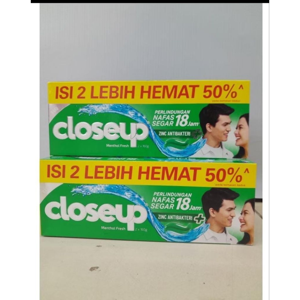 CloseUp Pasta Gigi Green 160gr (isi 2pcs)