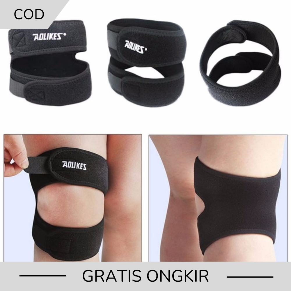 Pelindung Lutut Olahraga Anti Cedera Adjustable