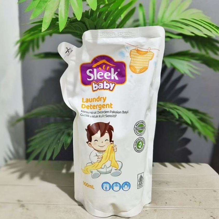 Sleek Deterjen Bayi / Sleek Baby Detergen Refill 900 ml