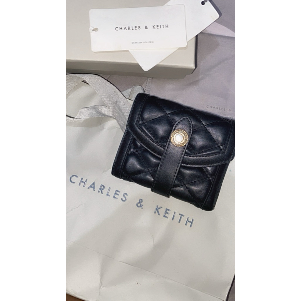 PL dompet CK lengkap box paper bag