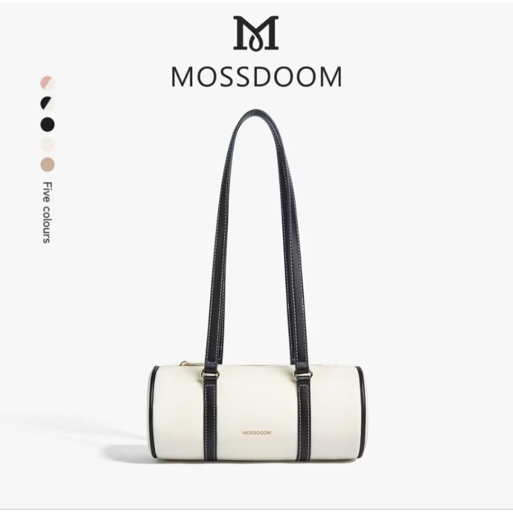 MOSSDOOM Theana Bag in White and Black (READ DESC 100% ORI)