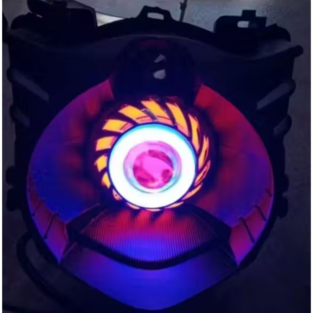 Reflektor Lampu Depan Beat Esp Eco Plus Lampu Projie Super Kece