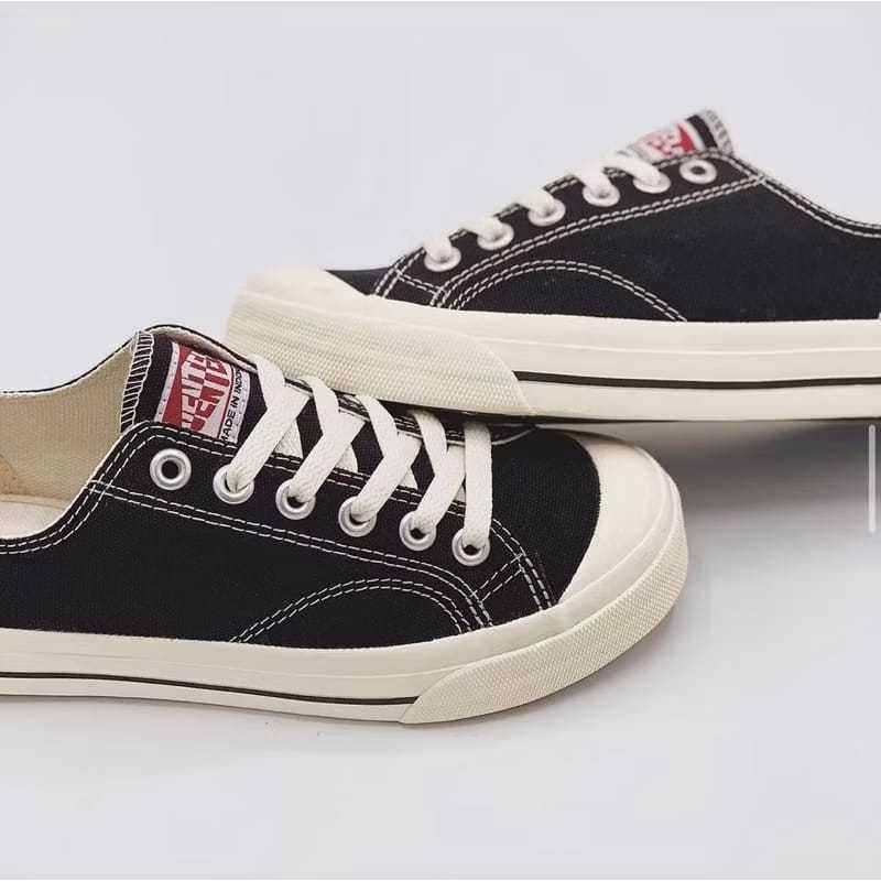 Ventela Basic Low Black Natural Sepatu Ukuran