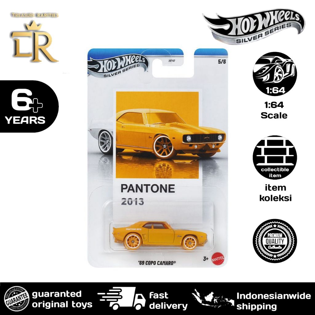 69 Copo Camaro Hot Wheels Pantone Silver Series