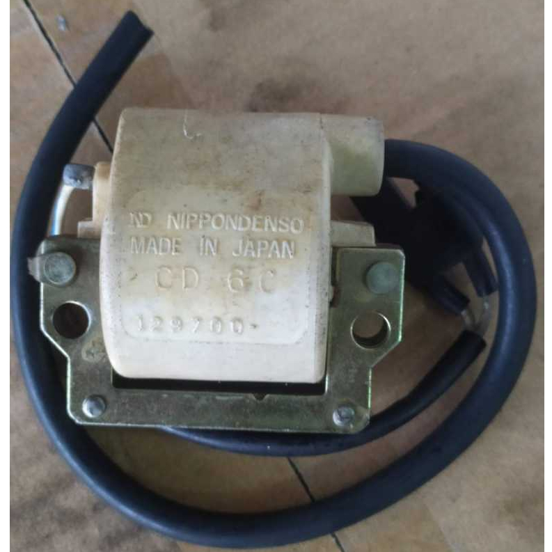 Coil Koil  Suzuki GP100 A100 Trail TS100 Ts125 Original SGP Koil putih ND NiponDenso Japan kode CD 6