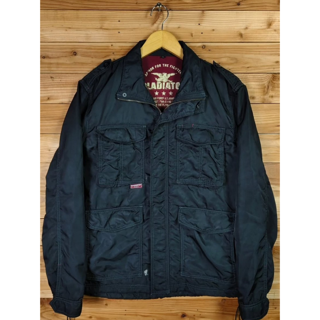 GLADIATOR AIR FORCE U.S ARMY M65 FIELD JACKET SIZE L