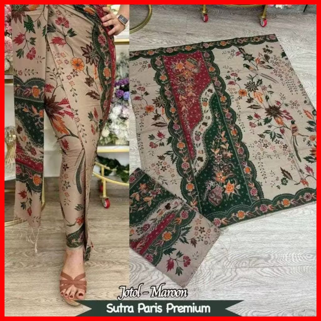 Kamen Sutra Set Selendang Kamen Endek Songket Bali Kebaya Wisuda ATBM