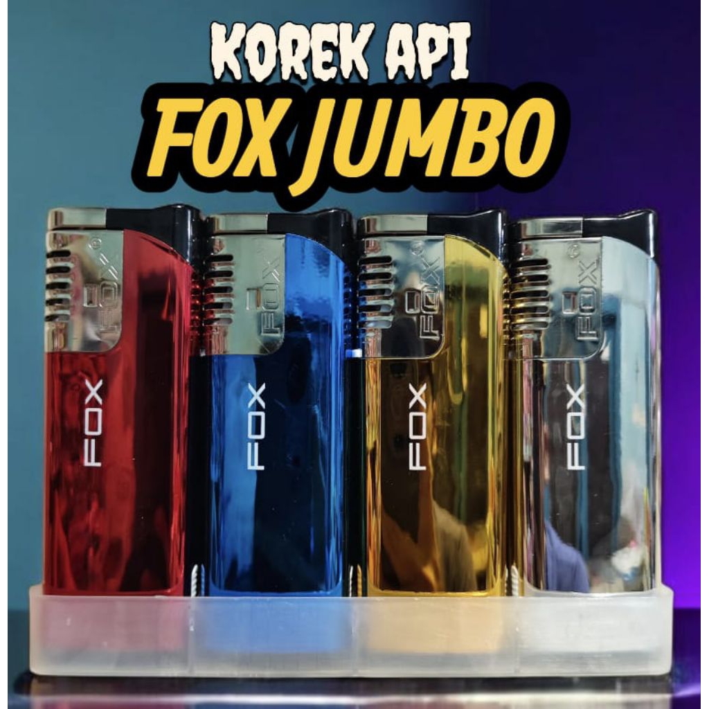 Korek api jumbo Fox ada lampu senter