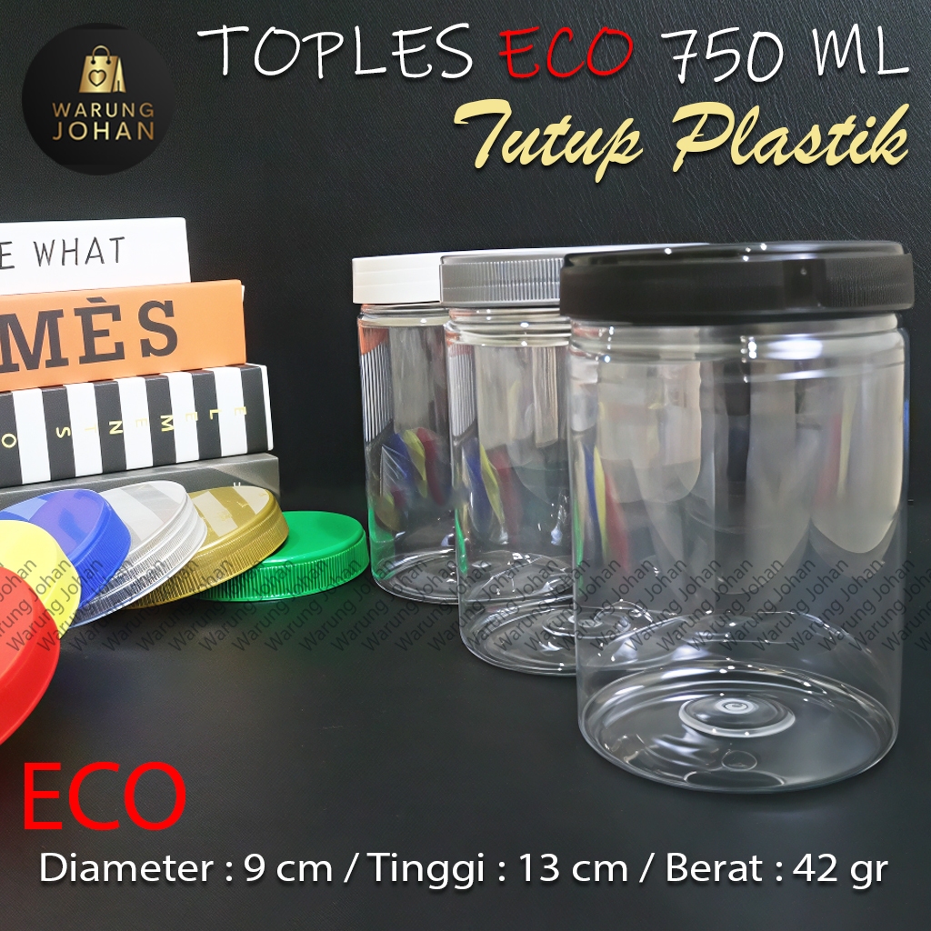 TOPLES PLASTIK 750ML ECO / TOPLES TABUNG 750ML / TOPLES 750ML