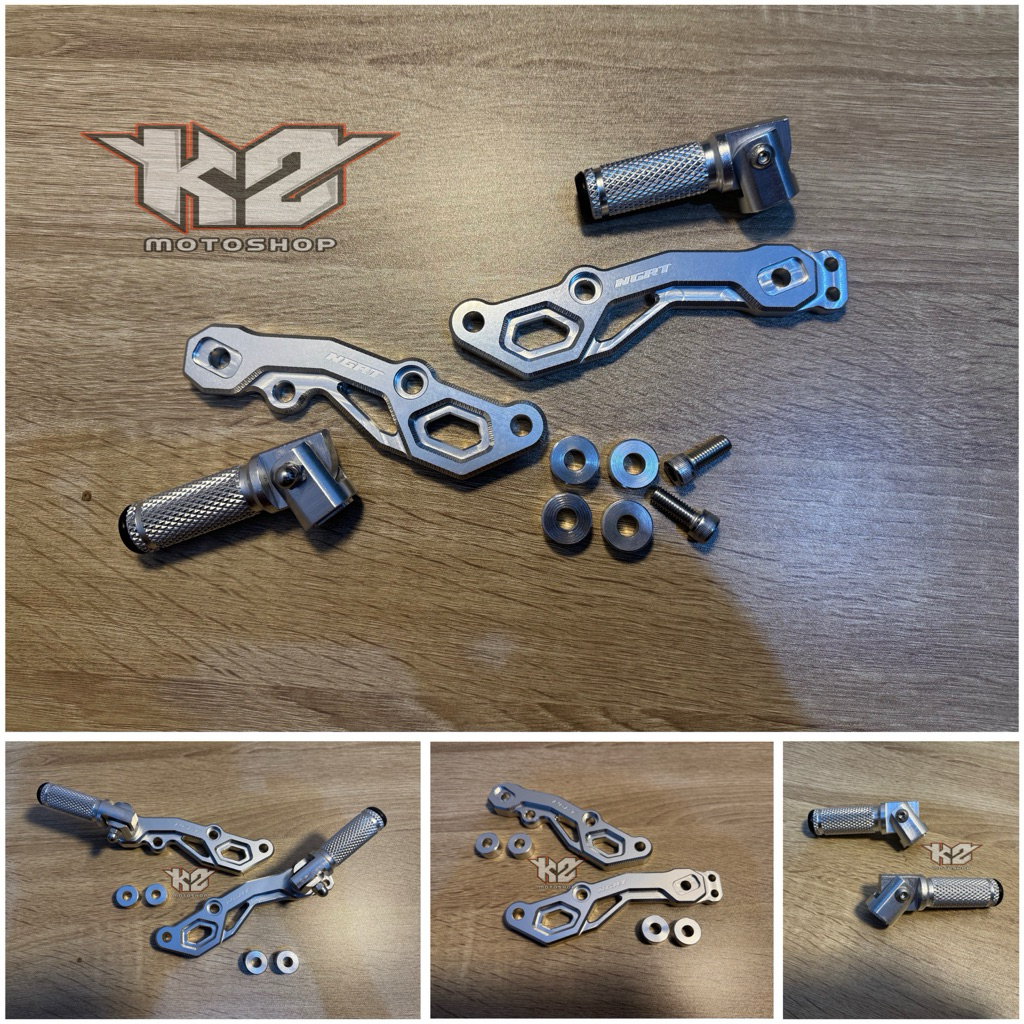 Pijakan Injakan Breket Step Boncengan Belakang Lipat Underbone Satria Fu Raider Fi Passenger Footres