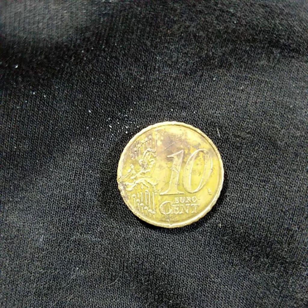 koin euro 10 cent Prancis 2022