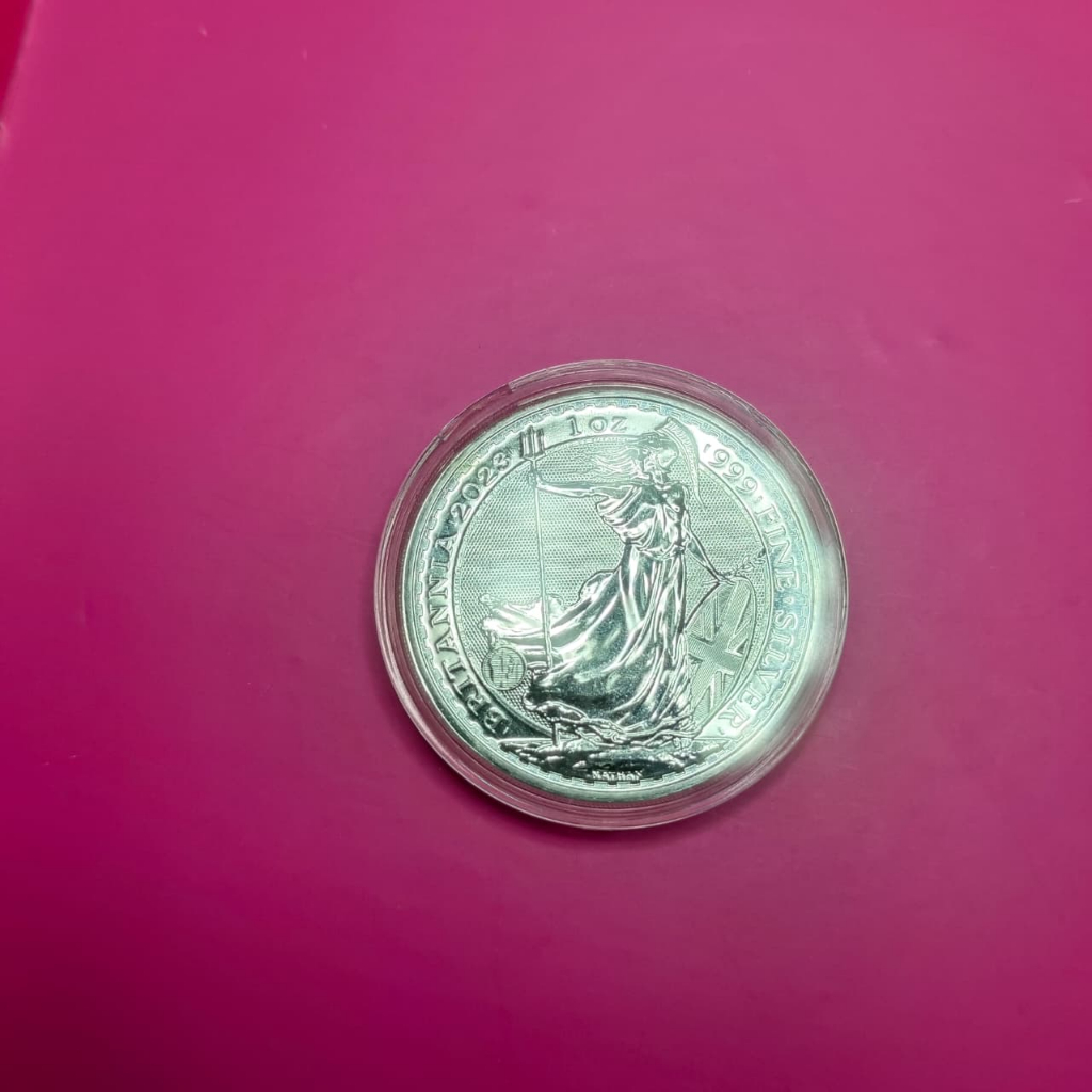 Koin Perak Silver Britania 1 OZ 31.1 Gram | Britannia 2023