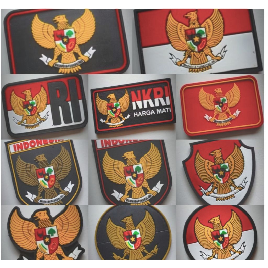 ruber patch logo GARUDA