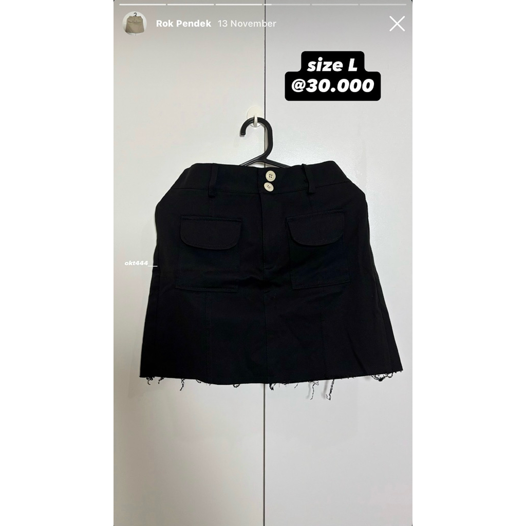 PL Rok Cargo Pendek Wanita