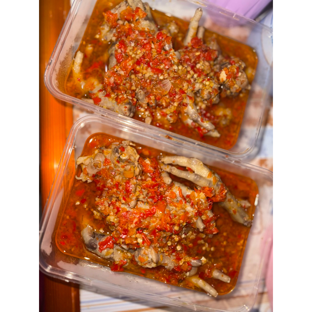 ceker ayam kuah pedas