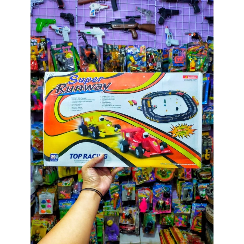 mobilan RC slot car set jadul