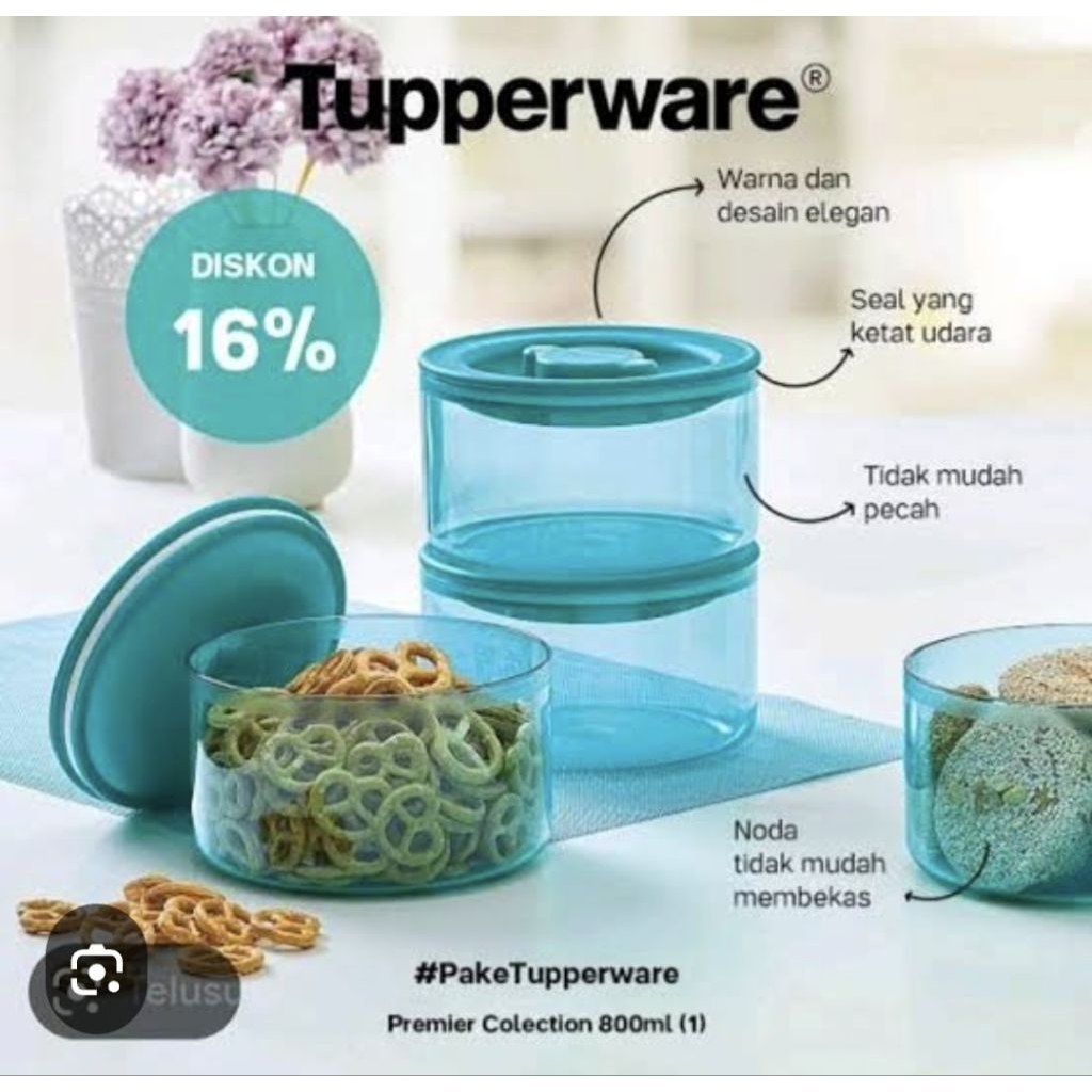 TOPLES Tupperware  counterpart cristal canister jolly keeper lo ko