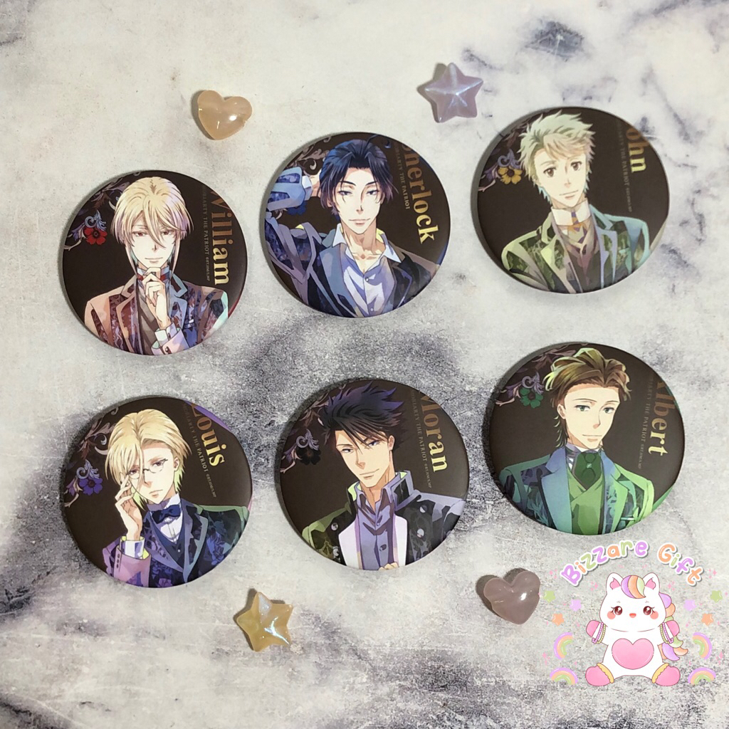 MTP Pin Moriarty The Patriot 5.8 cm Sherlock William John Louis Moran Albert