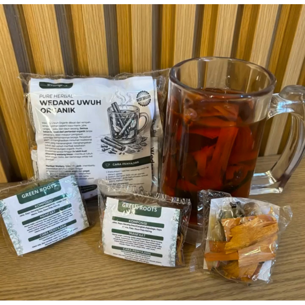 Wedang Uwuh Komplit Gula Batu Jahe Kapulaga Cengkeh Secang Asli Khas Jogja Solo