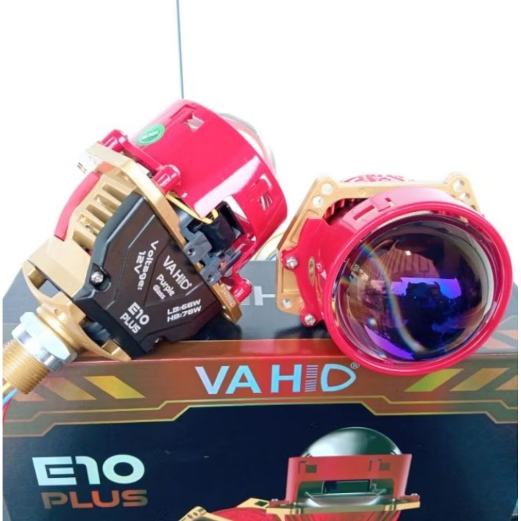 Lampu BiLED Vahid E10 Plus 65/78Watt Free Devil