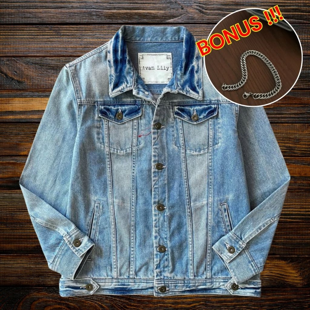 Jaket Jeans Denim Pria Jaket Pria Keren Original Branded
