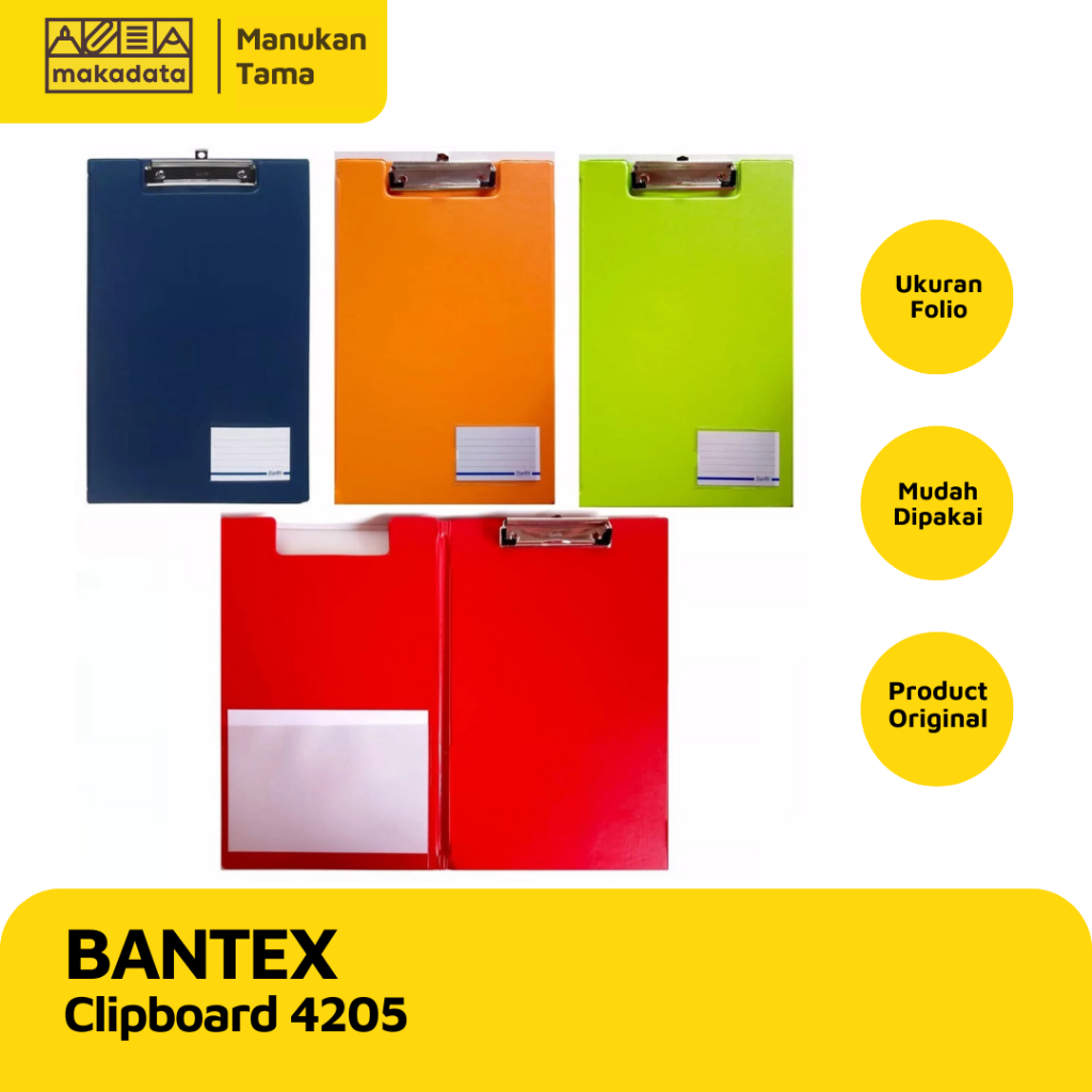 CLIPBOARD / PAPAN UJIAN BANTEX FC COVER (KODE 4211)