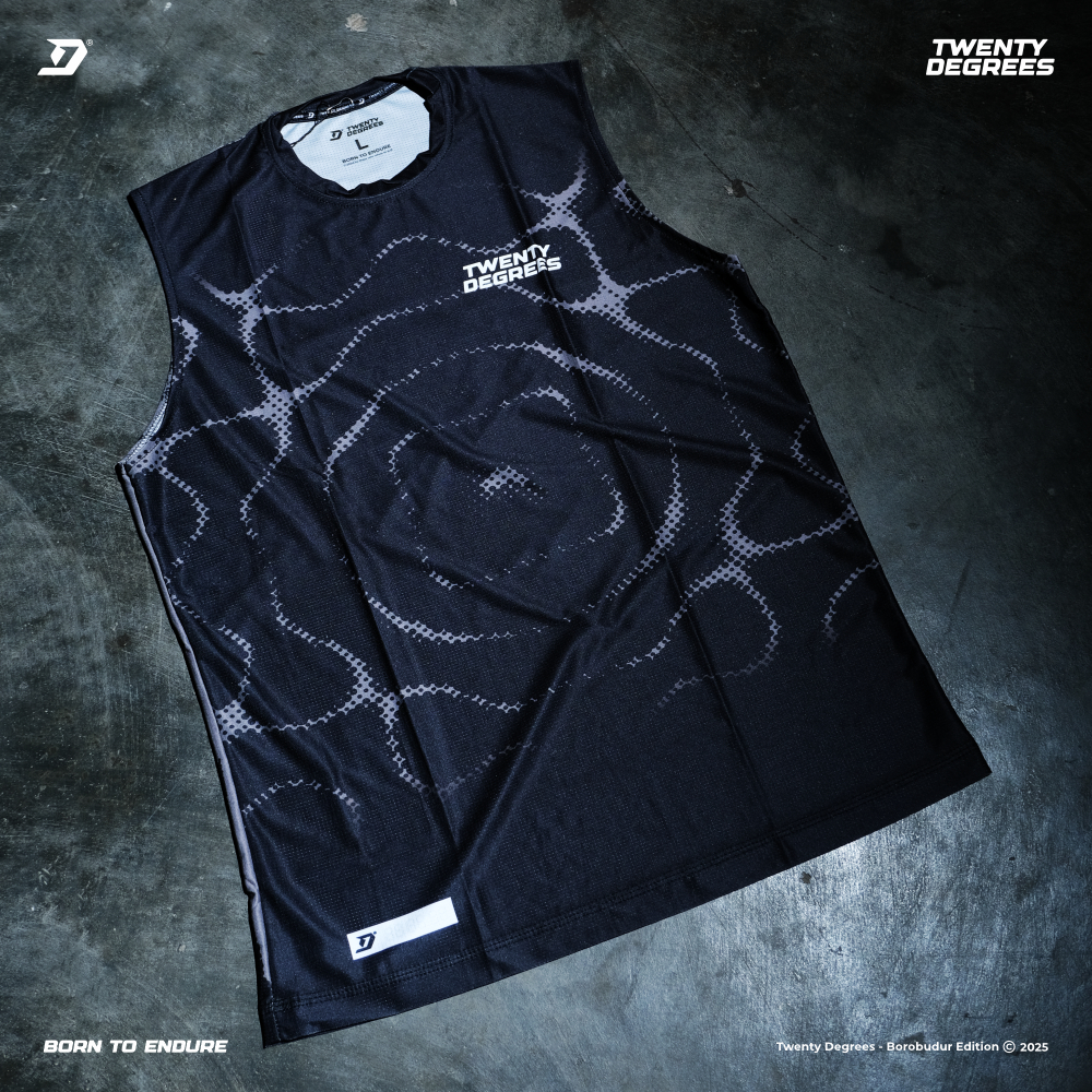 TWENTY DEGREES – Borobudur Edition Sleeveless Running Jersey – WOMEN