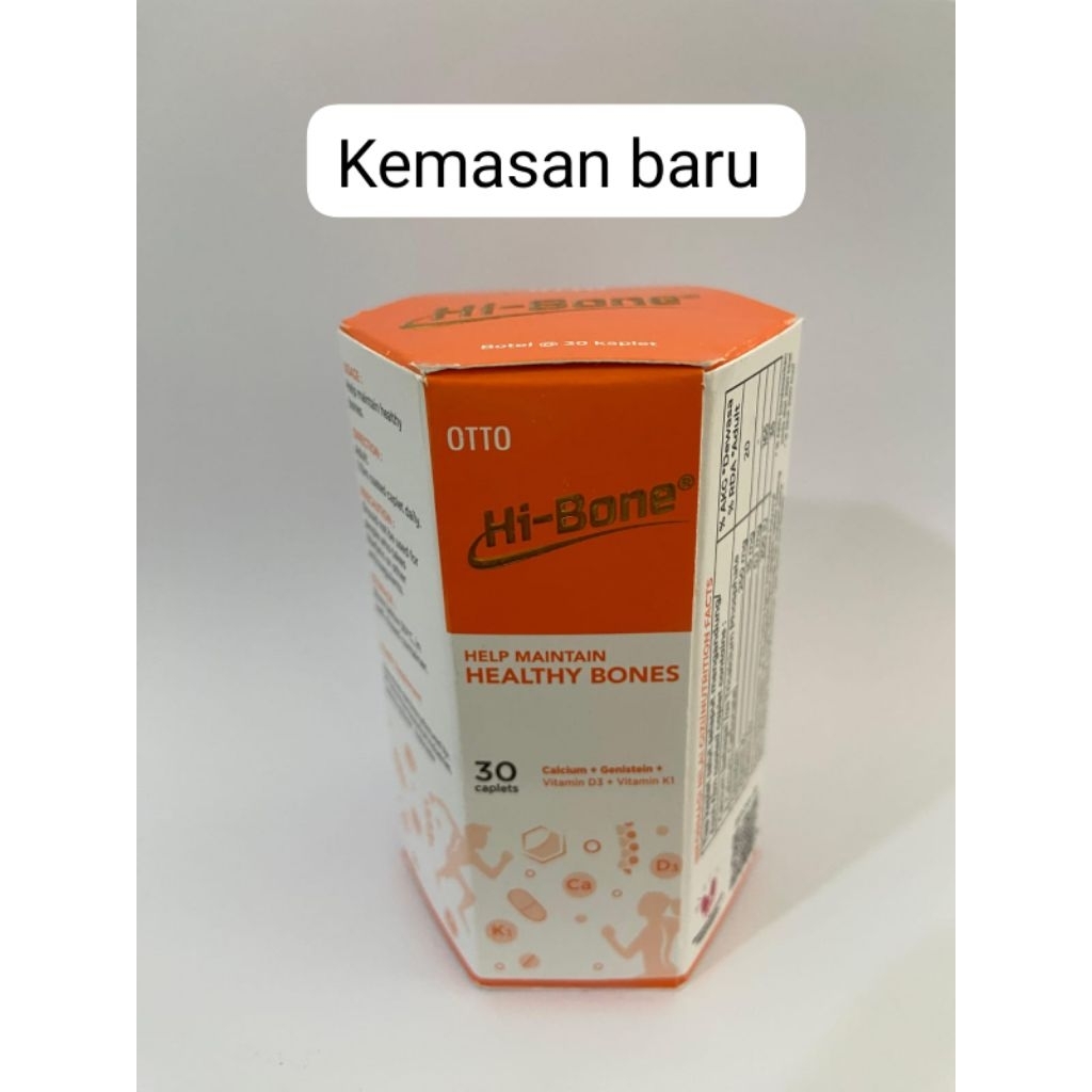 hi-bone 600 & hi-bone / 30 kaplet / suplemen makanan