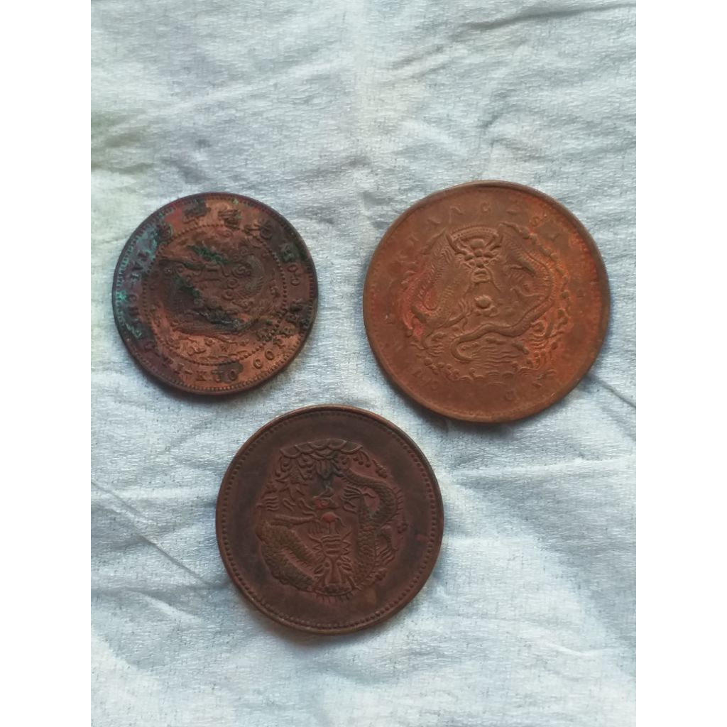 Koin China Kuno 3 Pcs