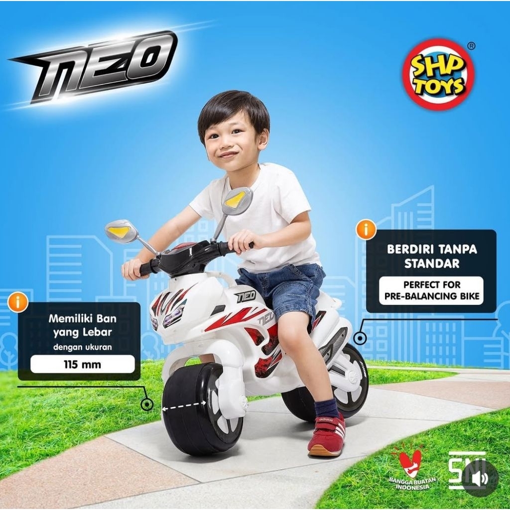 Mainan Anak Motor Sepedaan Anak NEO 553 SHP Toys Motor Mainan Anak