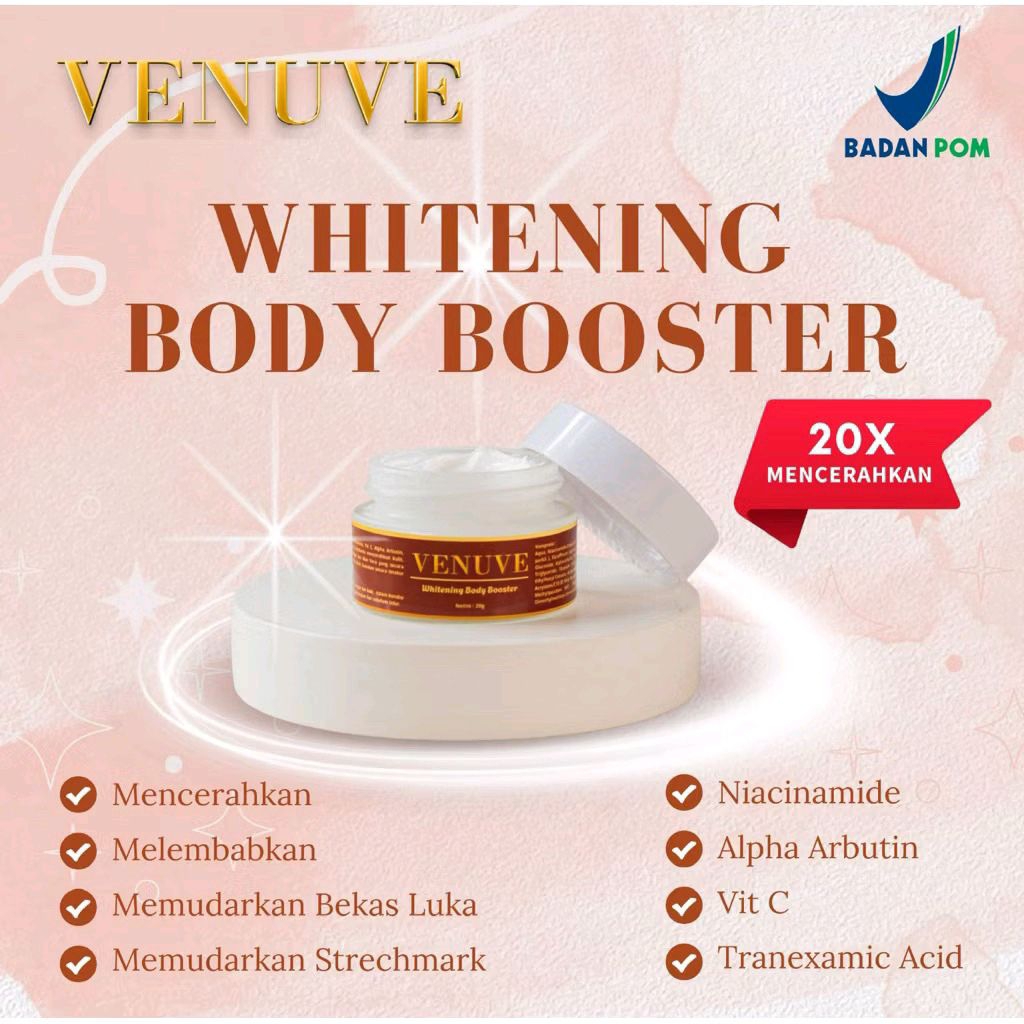 0(Venuve) Bibit Pemutih Badan 20x Mencerahkan | Bibit Pemutih BPOM | Pemutih Badan Bpom