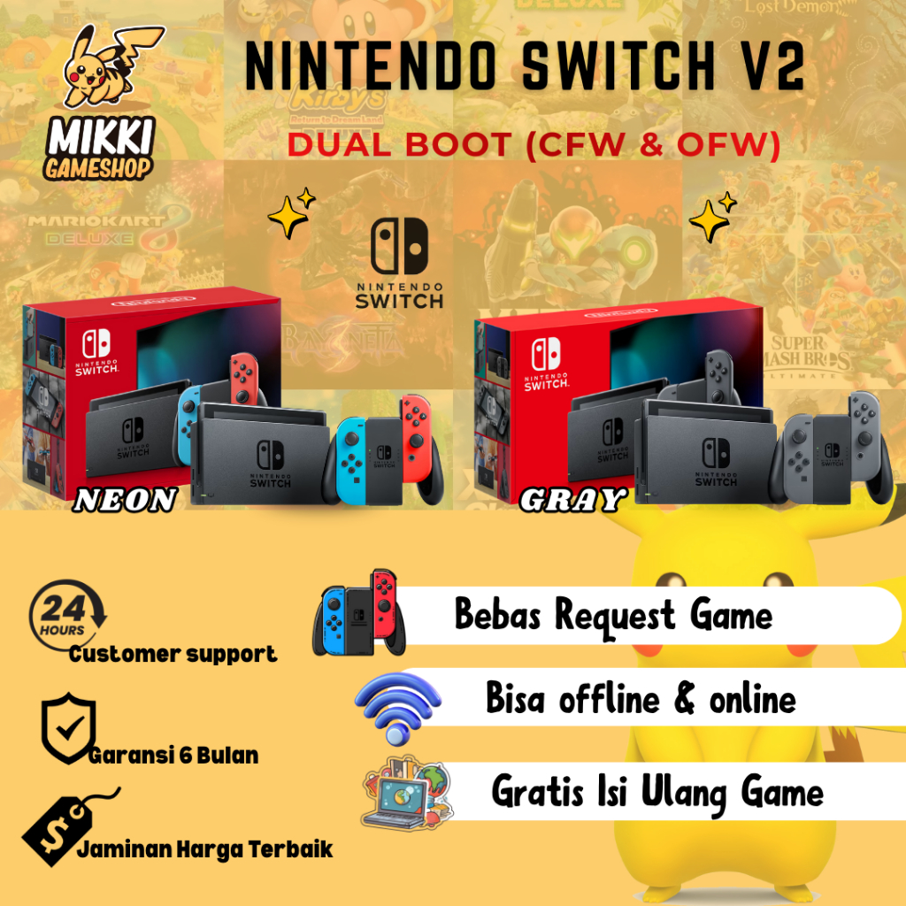 NINTENDO SWITCH V2 CFW FULL GAMES