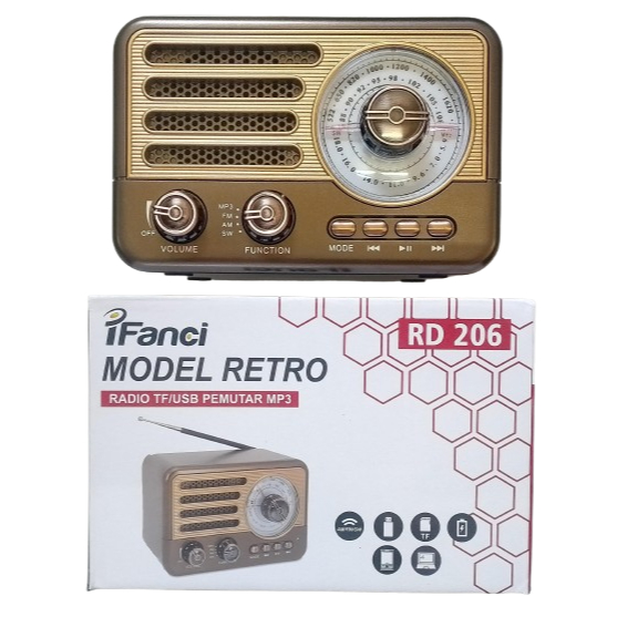 Radio Portable AM FM Klasik Jadul Ifanci