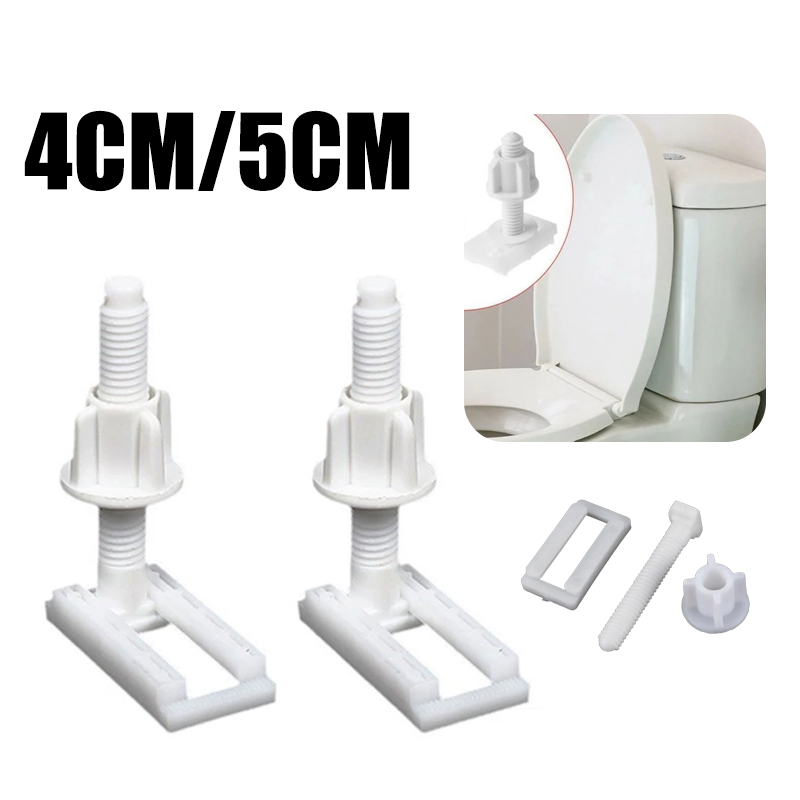 2Pcs Baut Closed Duduk Baut Dudukan 4cm/5cm Kloset Duduk Baut Toilet Duduk WC Duduk Toilet Kloset