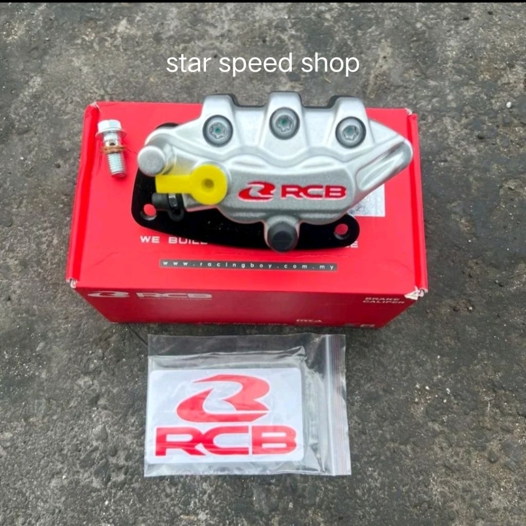 Kaliper RCB S1 piston 2 depan BEAT SCOOPY VARIO 125/150