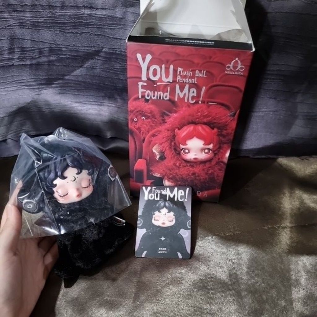 Skullpanda you found me darkness original pop mart
