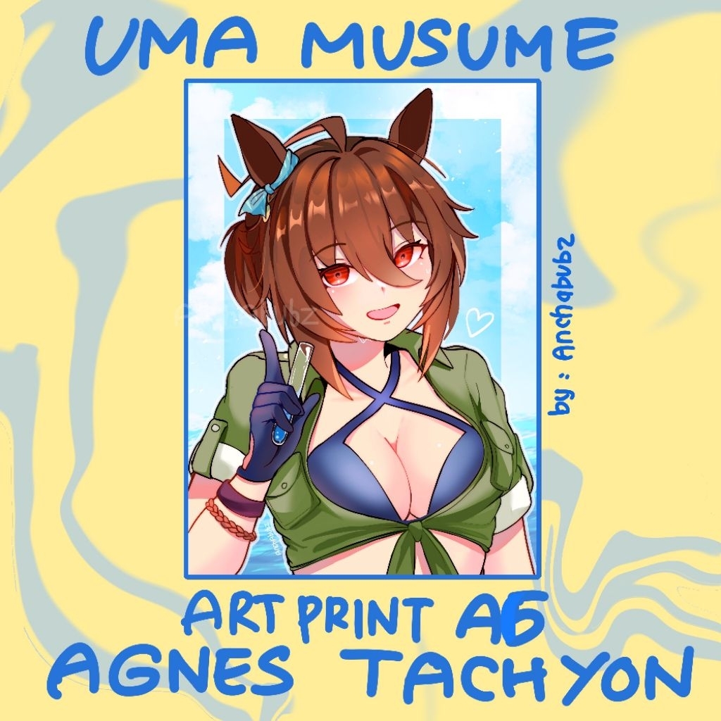 ART PRINT UMA MUSUME A6 DOFF AGNES TACHYON