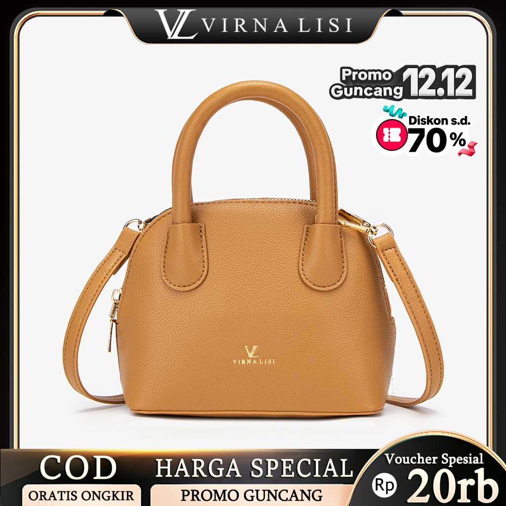 VIRNALISI Tas Selempang Wanita Ori Elegan Sling Bag Women Shoulder Bag Anti Air Tas Wanita Terbaru -