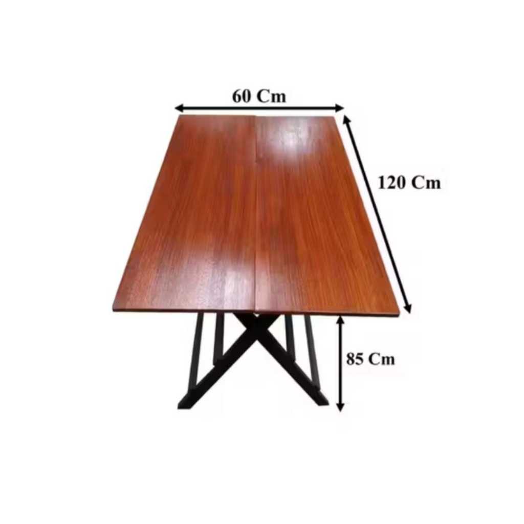 Meja Lipat besar 120x60 Tinggi 70/75/80/90/100 cm