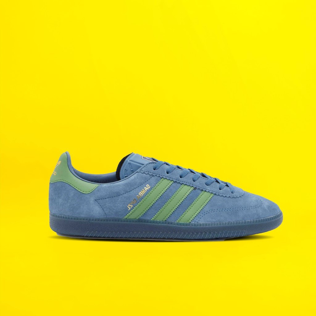SNEAKERS ADIDAS X END SPEZIAL SAMBA DECO BY THE SEA AUTHENTIC ORIGINAL FREE KAOS KAKI DAN PAPERBAG
