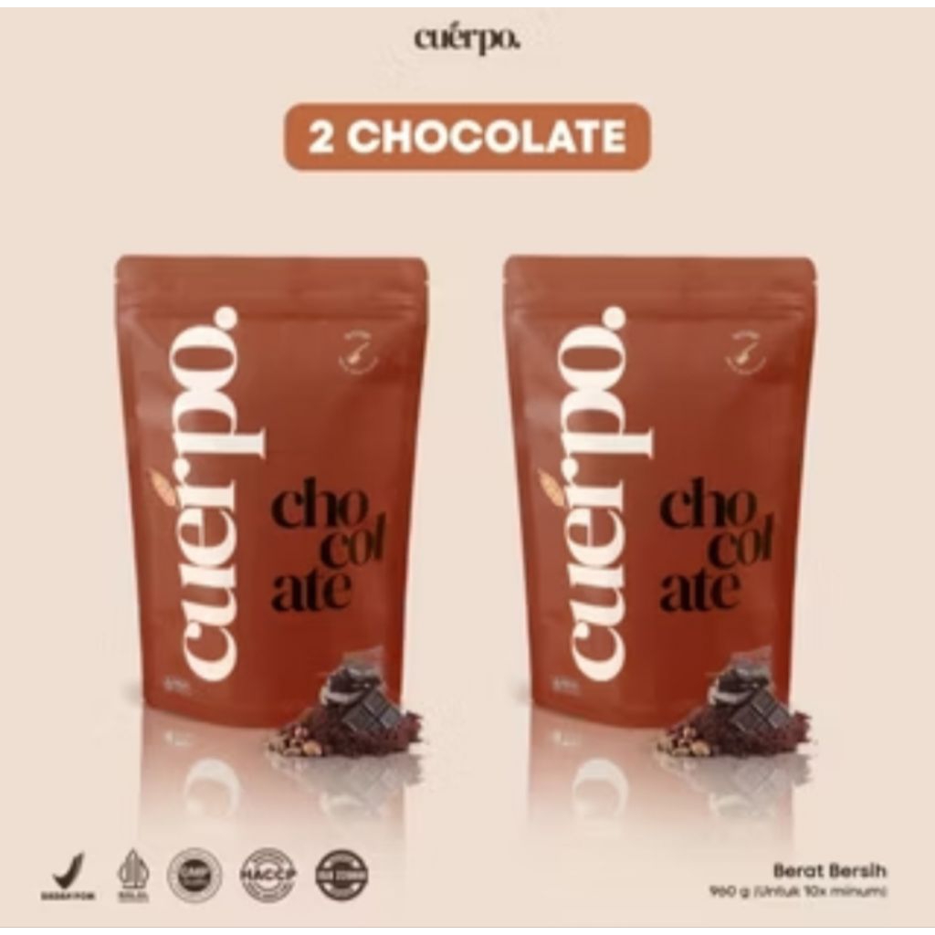 PAKET 2 PCS Cuerpo Susu Tinggi Kalori Dan Protein 960 Gram