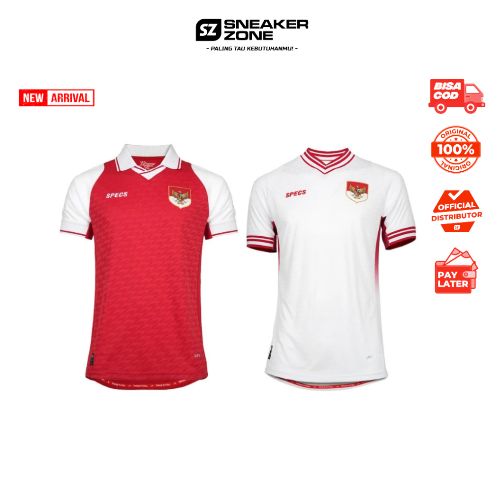 SPECS TIMNAS FUTSAL HOME JERSEY 25 - JERSEY TIMNAS FUTSAL INDONESIA TERBARU